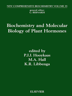 cover image of Biochemistry and Molecular Biology of Plant Hormones